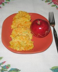 Оладьи разноцветные