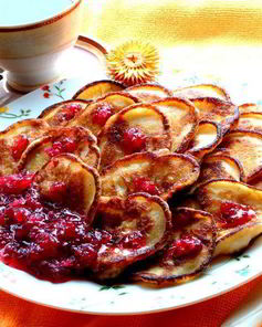 Оладьи с фруктами Ассорти