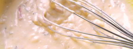 оладьи с сыром и колбасой. Шаг 2