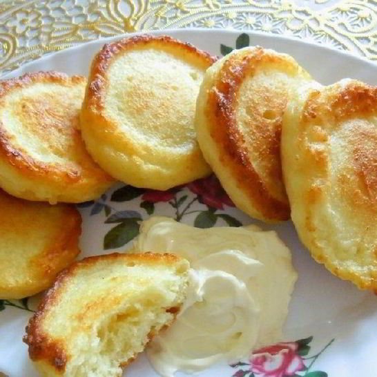 Рецепт оладий с творогом