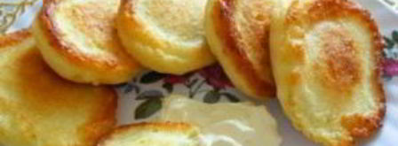 оладьи с творогом. Шаг 4