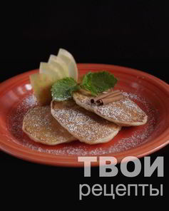 Оладьи с яблоком