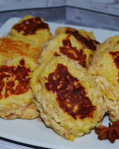 Оладьи с яблоками