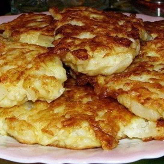 Рецепт простых оладий из капусты на кефире