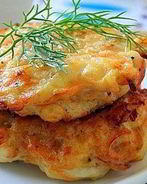 Простые оладьи из курицы