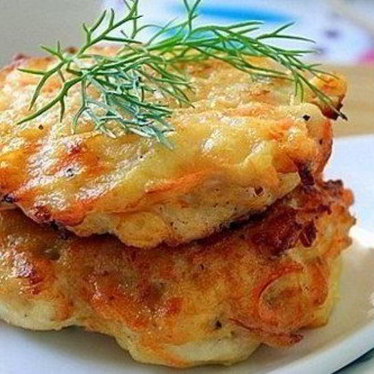 Рецепт простых оладий из курицы