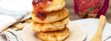 пышные оладьи на теплом кефире. Шаг 12