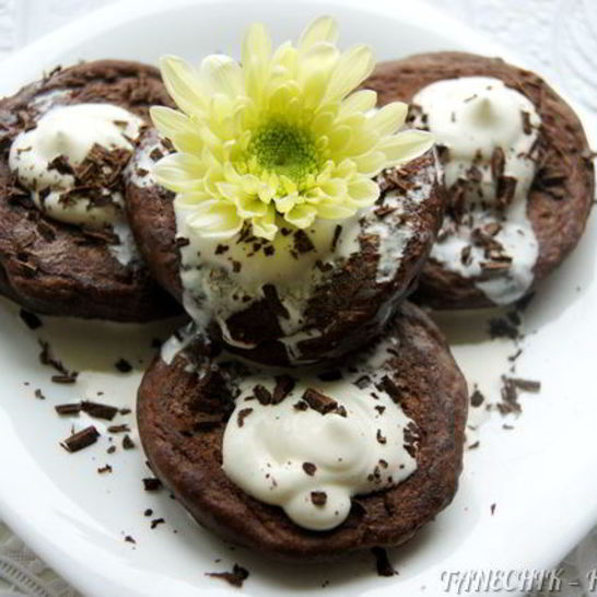 Рецепт шоколадных оладушек