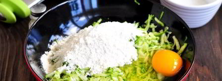 сладкие оладьи из кабачков. Шаг 4