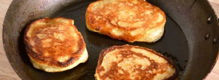 тыквенные оладьи с яблоками. Шаг 8