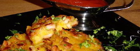 тыквенные оладьи солнышко. Шаг 3