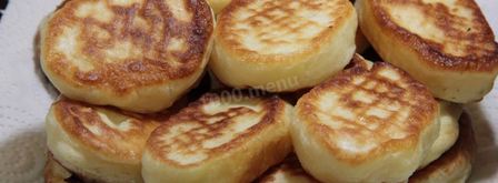 воздушные оладьи на кефире очень пышные. Шаг 13