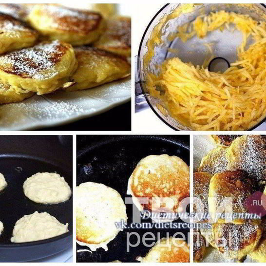 Рецепт яблочных оладушек