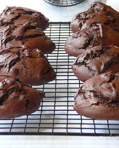 Большое шоколадное печенье