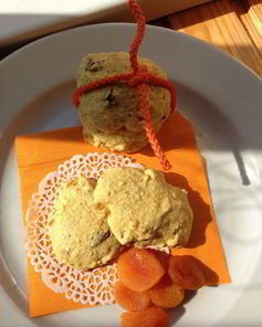 Быстрое бисквитное печенье на киселе