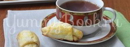 дрожжевые рогалики с повидлом. Шаг 10