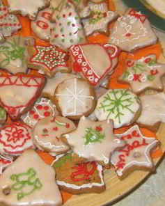 Имбирное печенье с художествами гостей