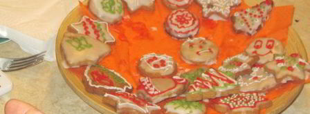 имбирное печенье с художествами гостей. Шаг 2