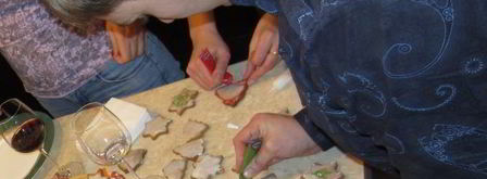 имбирное печенье с художествами гостей. Шаг 4