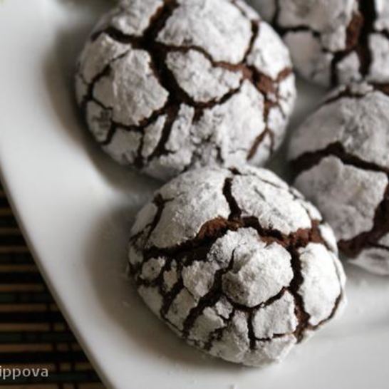 Рецепт мятного печенья шоколадные трещинки