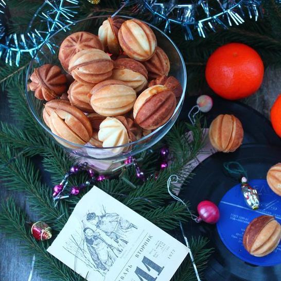 Рецепт печенья орешки