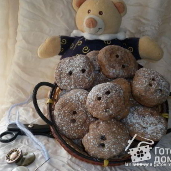 Рецепт печенья пуговки