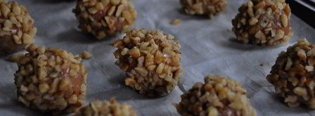 печенье с белым шоколадом и джемом. Шаг 3