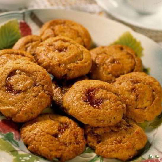 Рецепт печенья с малиновым джемом