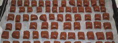 печенье шоколадные подушечки. Шаг 6