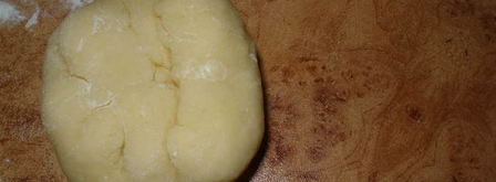 песочное печенье с половинками яблок. Шаг 6