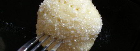 песочное печенье с половинками яблок. Шаг 8