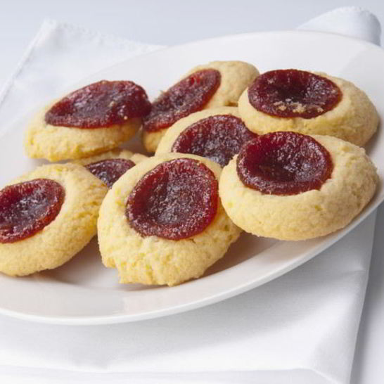 Рецепт песочного печенья с повидлом