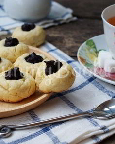 Песочное печенье с шоколадом