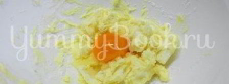 песочное печенье с шоколадом. Шаг 2