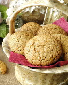 Постное овсяное печенье