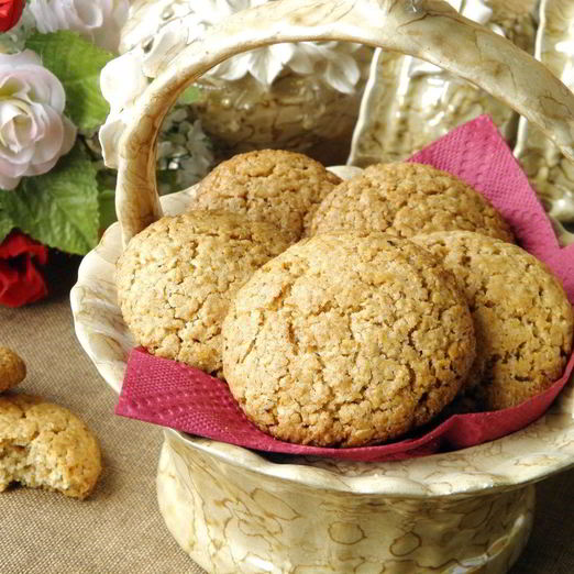 Постное овсяное печенье