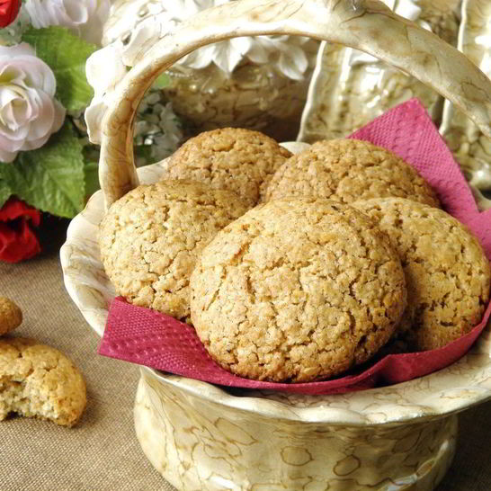 Рецепт постного овсяного печенья