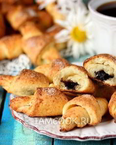 Рогалики из творожного теста