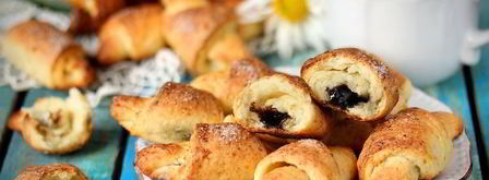 рогалики из творожного теста. Шаг 9