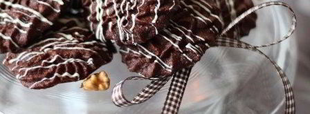 шоколадное печенье с грецким орехом и корнем имбиря. Шаг 3