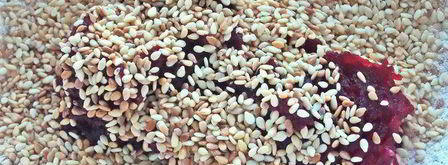 свекольно-кунжутное печенье. Шаг 4