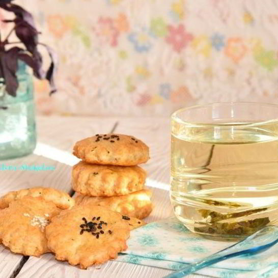 Рецепт сырного печенья с базиликом