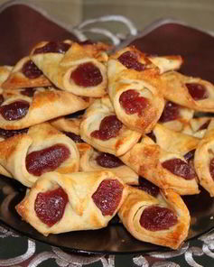 Сырное печенье с мармеладом