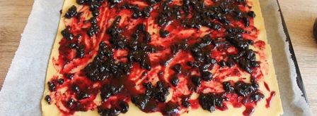 тертое печенье с вареньем. Шаг 8