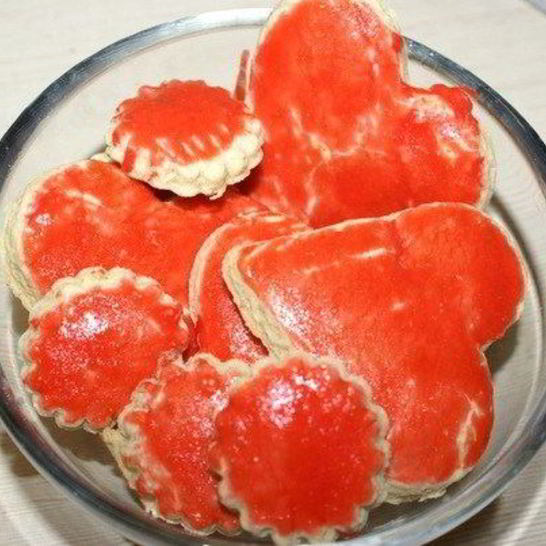 Рецепт цветного песочного печенья