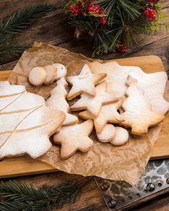 Творожное печенье Рождественское