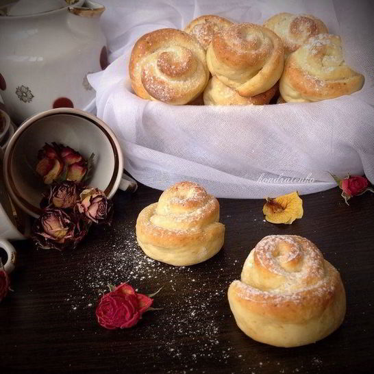 Рецепт творожного печенья розочки