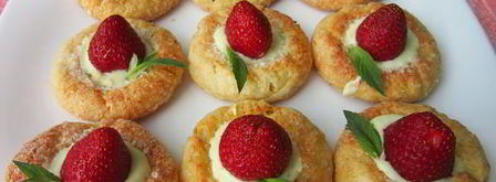 творожное печенье с клубникой. Шаг 10