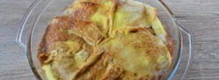 блинный пирог с курицей и грибами. Шаг 20