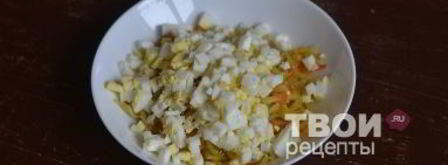 быстрый пирог с капустой. Шаг 7